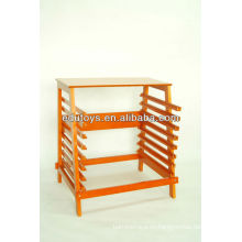 Montessori School Furniture- Stand para mapas de rompecabezas